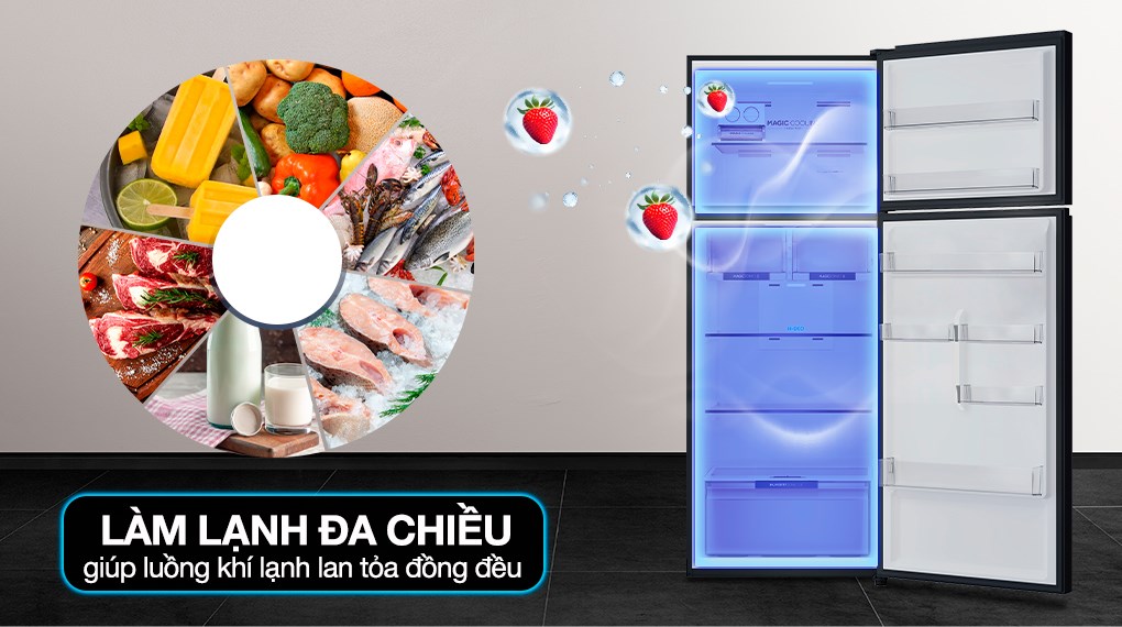 Tủ lạnh Aqua Inverter 455 lít AQR-T518FA(SL) - Ảnh 7