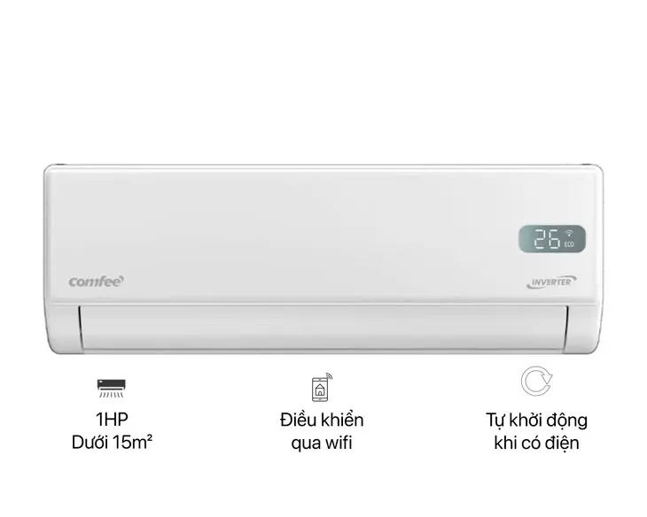 Máy lạnh Comfee Inverter 1.0 HP CFS-10VGPF-V