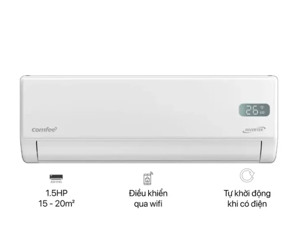Máy lạnh Comfee Inverter 1.5 HP CFS-13VGPF-V