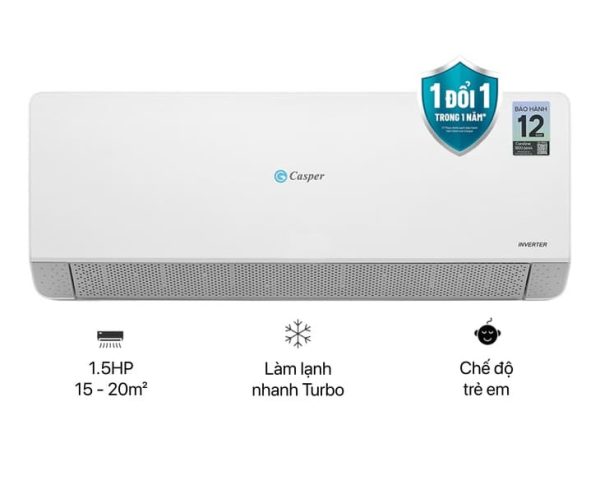 Máy lạnh Casper Inverter 1.5 HP QC-12IU36A