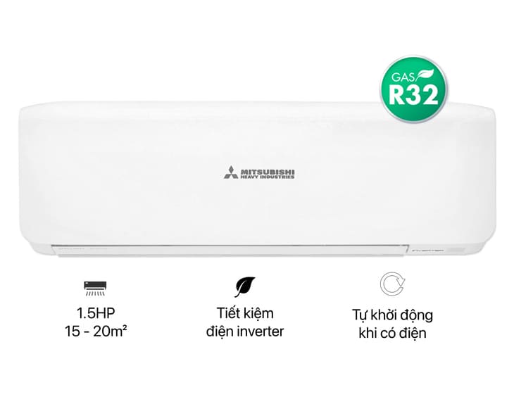 Máy lạnh Mitsubishi Heavy Inverter 1.5 HP SRK13YXS-W5